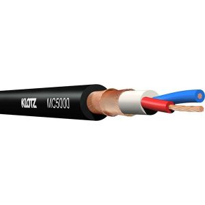 Klotz MC5000 микрофонный студийный кабель, структура: 0.50мм2, диаметр: 7мм, цвет черный