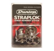 Dunlop SLS1031N Straplok Dual Крепление ремня, никелированное, 2шт