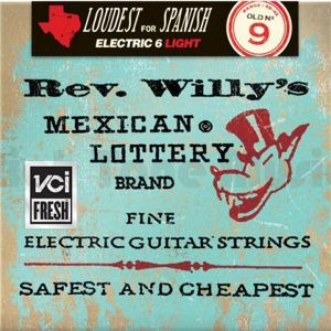Dunlop RWN0942 Rev. Willy's Lottery комплект струн для электрогитары, никелированные, Light, 9-42