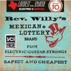 Dunlop RWN1046 Rev. Willy's Lottery комплект струн для электрогитары, никелированные, Medium, 10-46