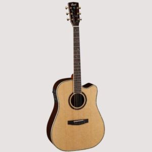 Cort MR1200FX NAT электроакустическая гитара с вырезом, цвет натуральный лак