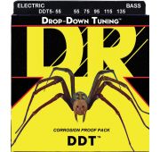DR DDT5-55 Drop Down Tuning String струны для бас-гитары 55-135
