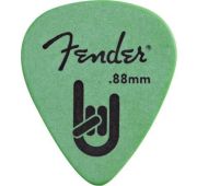 Fender Rock On Touring медиатор 0.88 мм, цвет зеленый