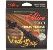 Alice A707 Комплект струн для скрипки размером 4/4, среднее натяжение, металл