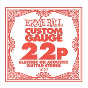 Ernie Ball 1022 струна для электро и акустических гитар. Сталь, калибр .022