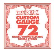 Ernie Ball 1172 струна для электро и акустических гитар. Сталь, калибр .072
